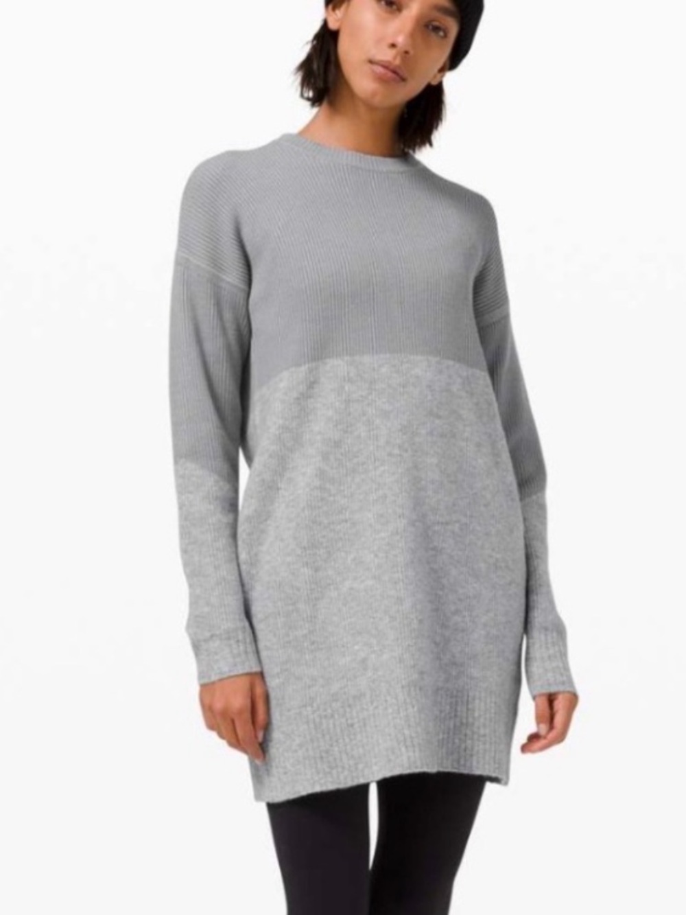Lululemon Restful Intention Grey Sweater Tunic | S